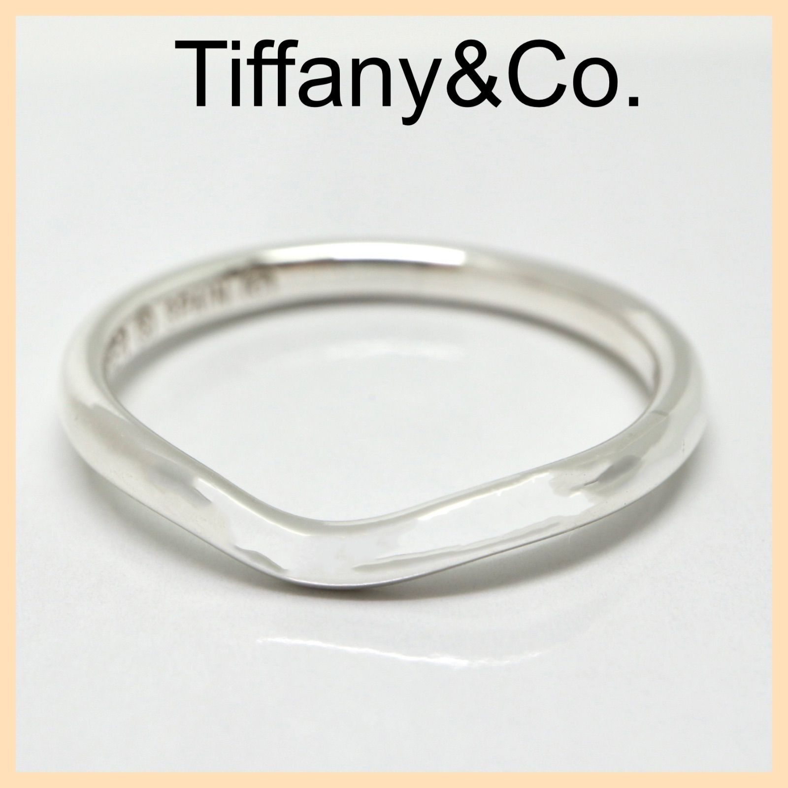 Tiffany\u0026Co ティファニー カーブド バンド リング シルバー 925