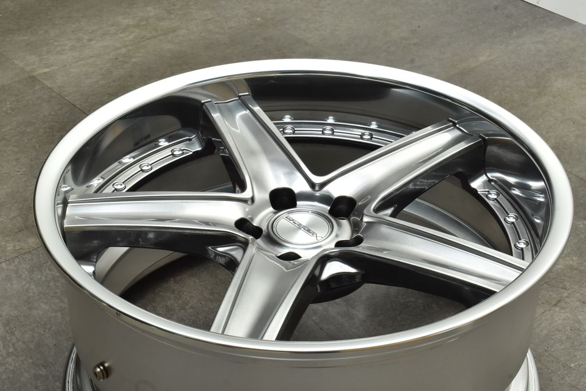 使用僅か 美品】Weds MAVERICK 1105S 20in 9.5J +28 PCD114.3 1本販売 