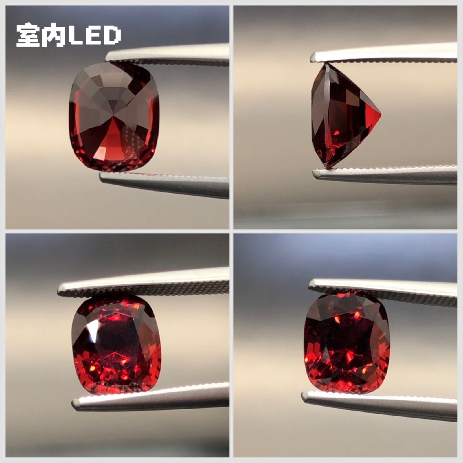 スリランカ産非加熱天然レッドスピネルルース 天然非加熱 モゴック産 レッドスピネル ルース 2.20ct 美濃色