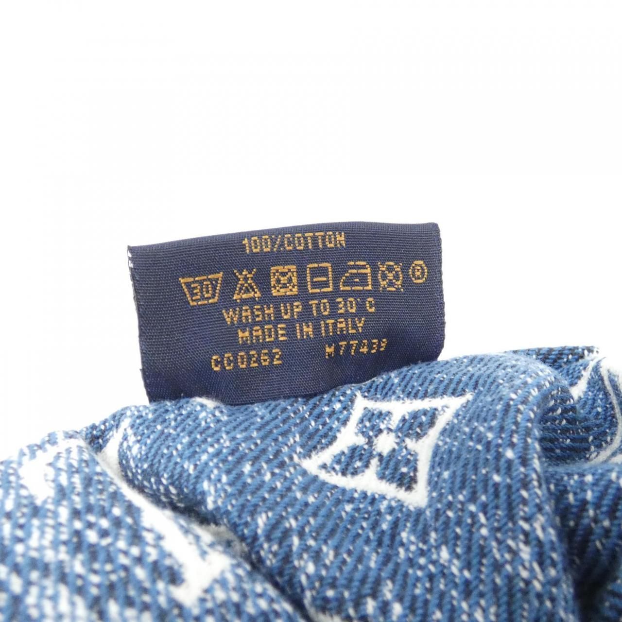 ルイヴィトン モノグラム デニム シュシュ デニム M77439 ヘアー  