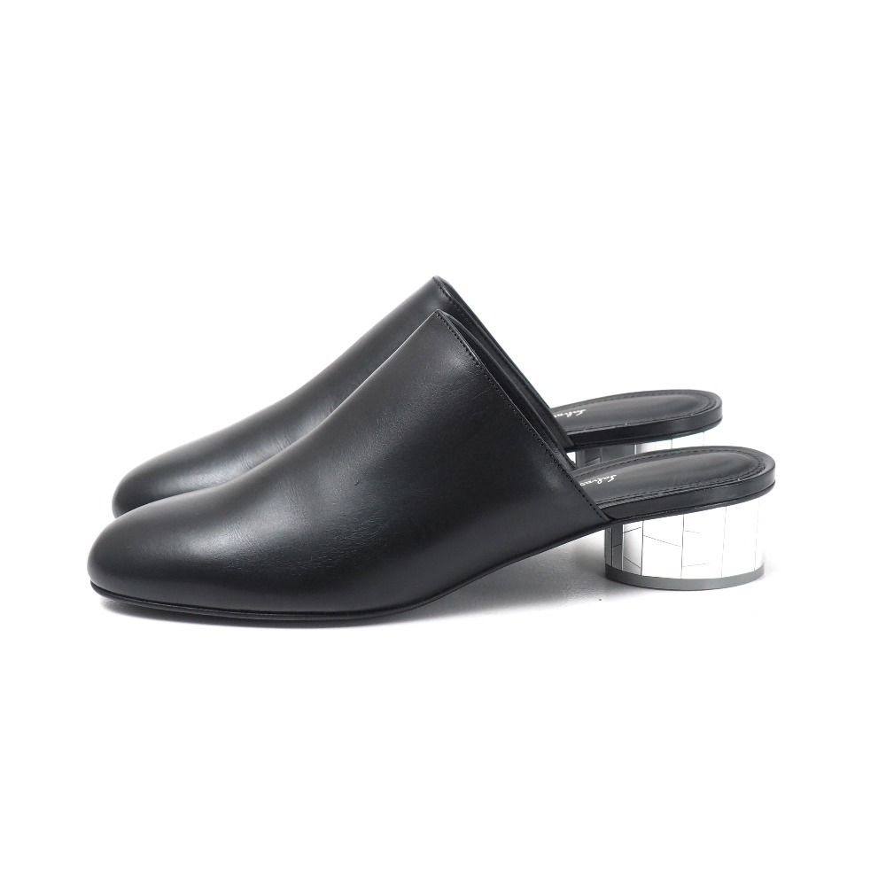 ♥品 Salvatore Ferragamo サルヴァトーレフェラガモ ミュール サイズ8 スリッポン 革靴 カーフレザー 20250918|RA6065
