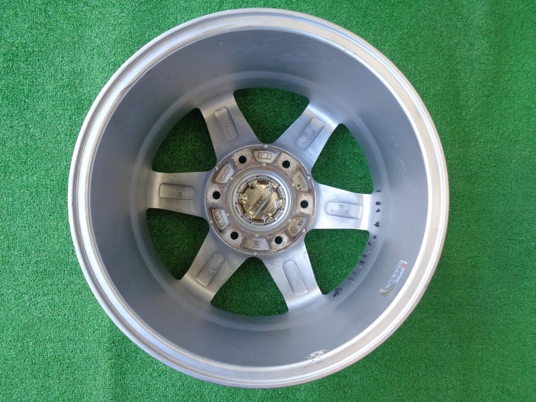 スポーティな 8J-17インチ 6H139.7 25 キーラー タクティクス 社外 アルミ ホイール 4本 ランクルプラドなどに♪