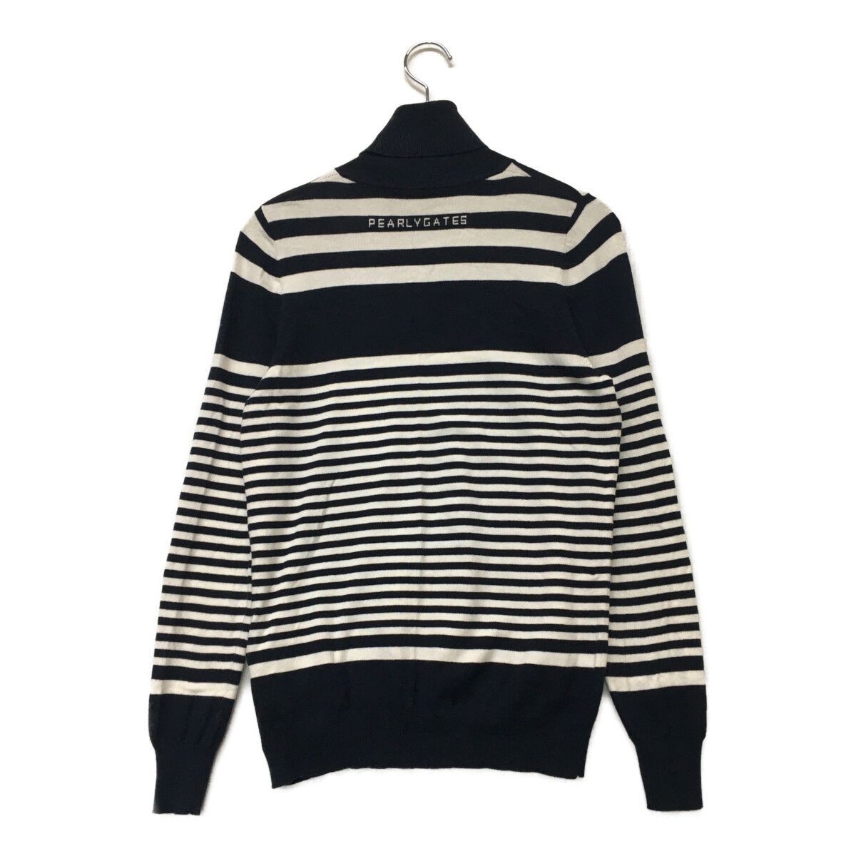 COQ スポーツ PEARLY GATES ホワイト タートルネック セーター 中古