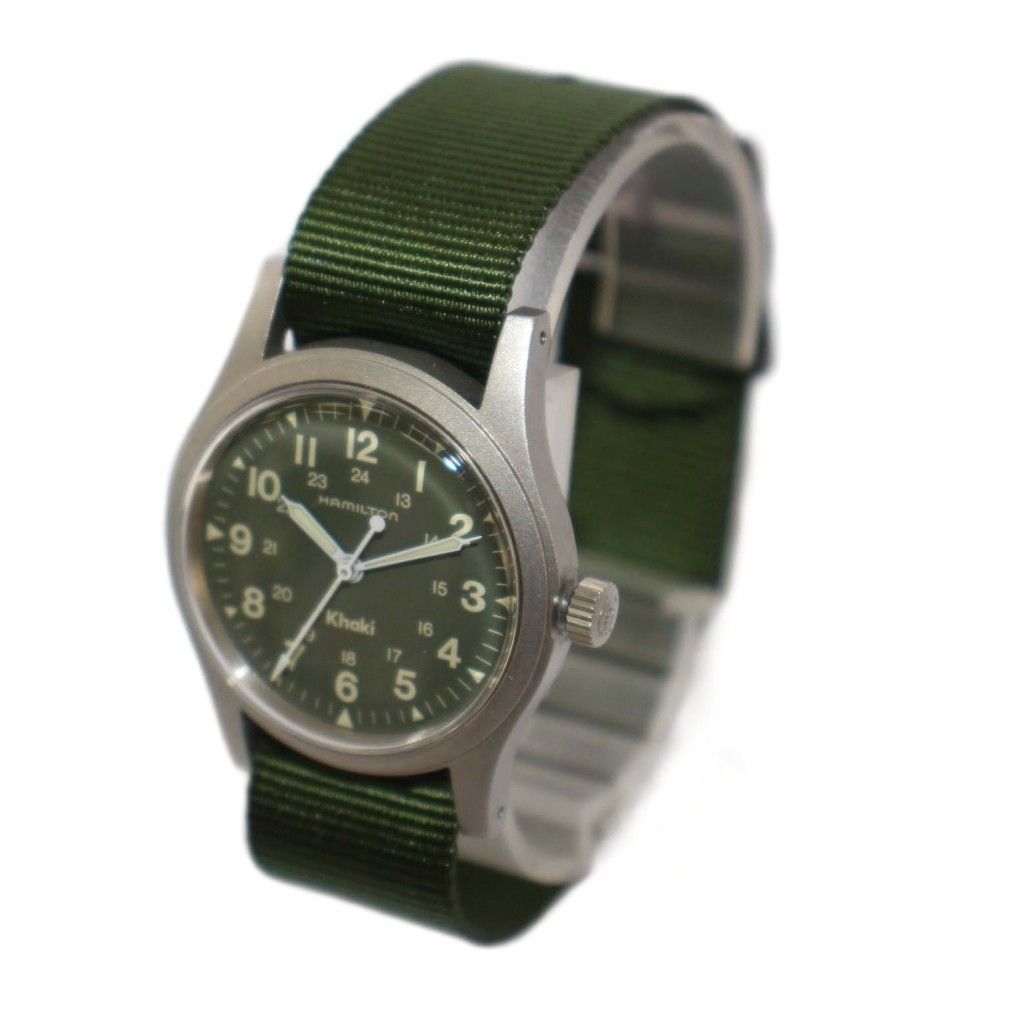ハミルトン HAMILTON A-F Country 9415A Khaki カーキ ミニマグライト 腕時計 手巻き カーキ |KH