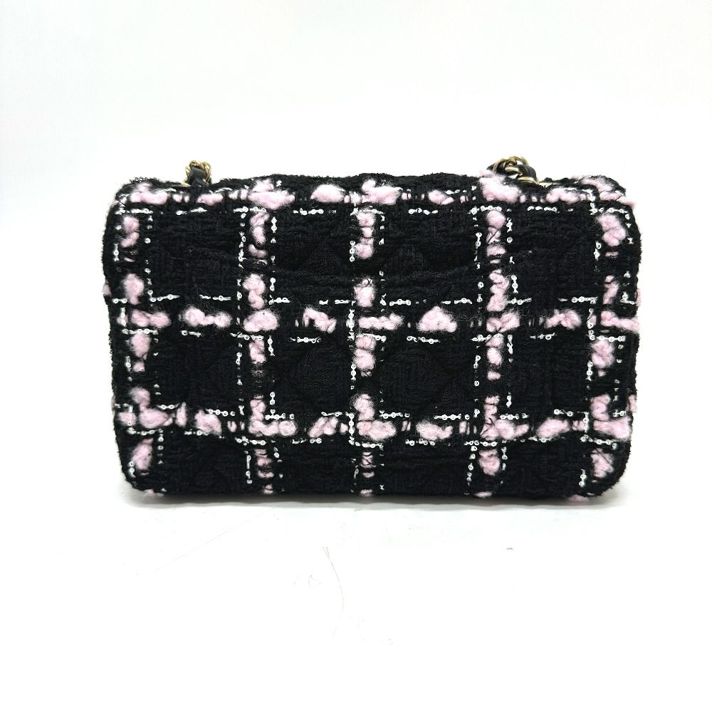 【CHANEL】ミニ クラシック ハンド/ショルダー バッグ ツイード CHANEL シャネル ショルダーバッグ クラシック ミニマトラッセ20