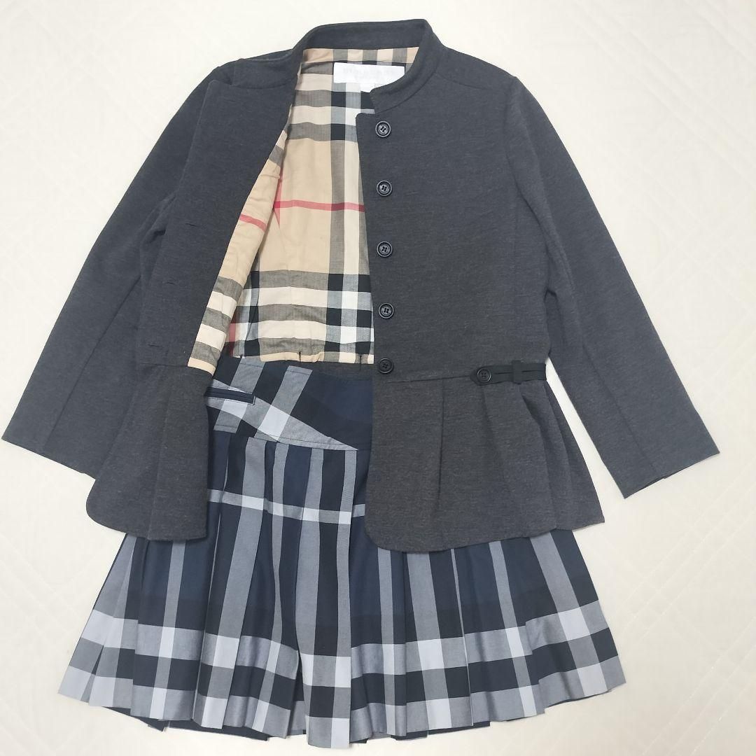BURBERRY バーバリーチルドレン 12Y 152 フォーマル セットアップ 女の子 チェック 卒服