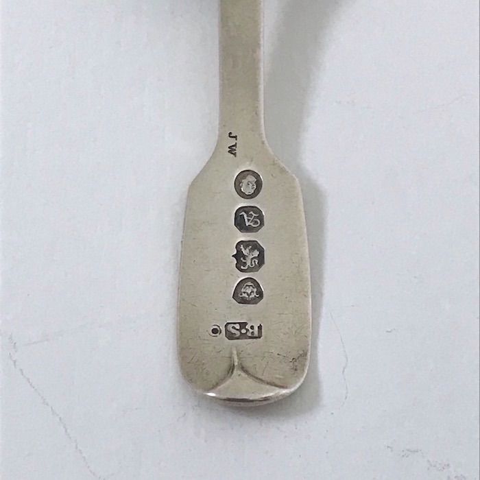 ロンドン　アンティーク　スプーン 英国アンティーク ティースプーン4本 ジョージアン・シルバー