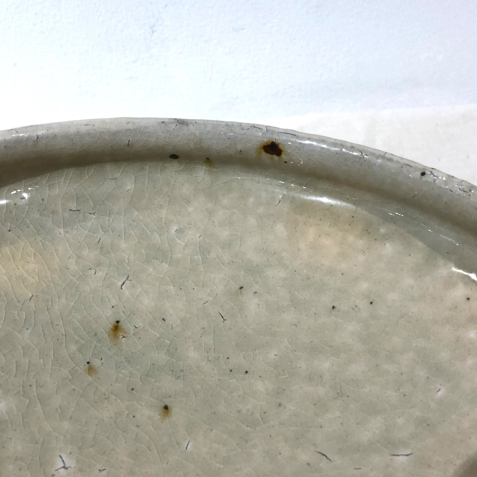 益子焼 中村哲雄 粉引丸縁7寸鉢 - メルカリ
