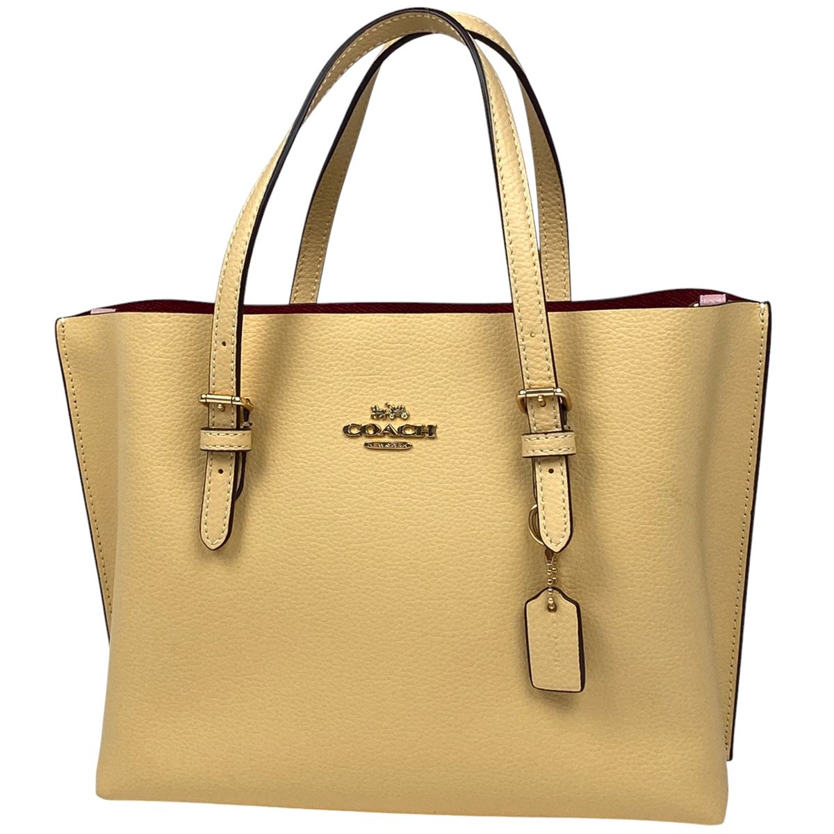 コーチ COACH モリートート25 2WAY ショルダーバッグ ハンドバッグ トートバッグ レザー ライトイエロー C4084 レディース
