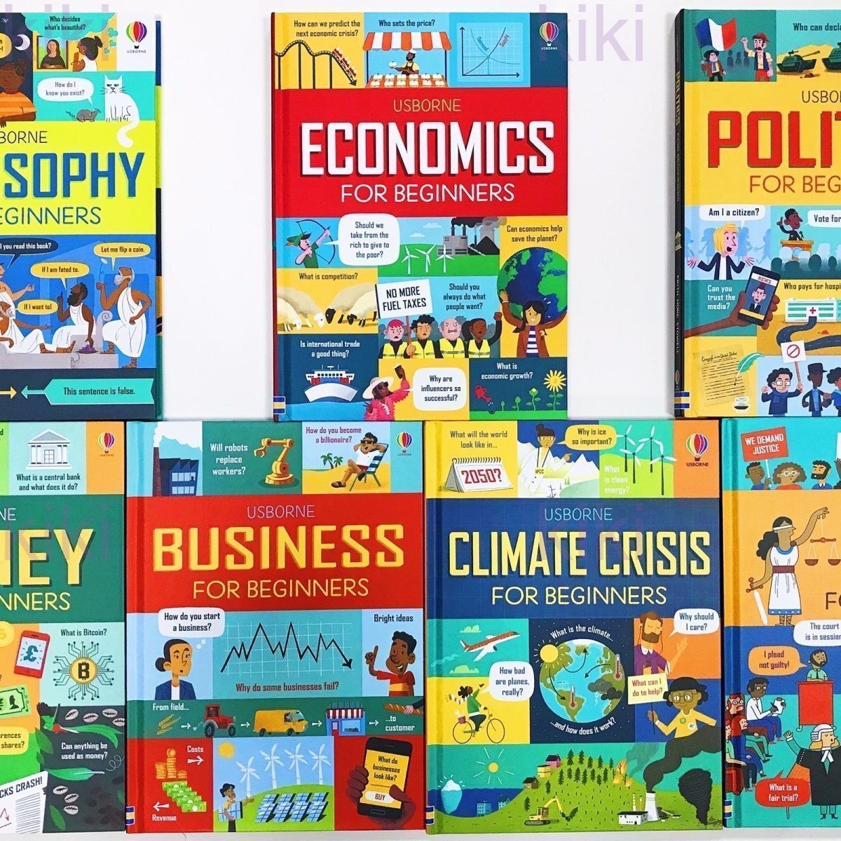USBORNE BUSINESS FOR BEGINNERS 10册 英語 絵本