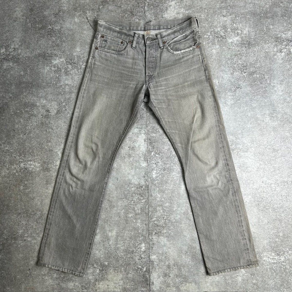 RRL グレー デニムパンツ RRL ダブルアールエル カラーデニム グレー 5ポケット size29x32