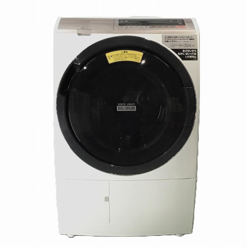 送料込　HITACHI BD-SV110CR ドラム式洗濯 Amazon.co.jp: 日立 BD-SV110CR シャンパン ビッグドラム