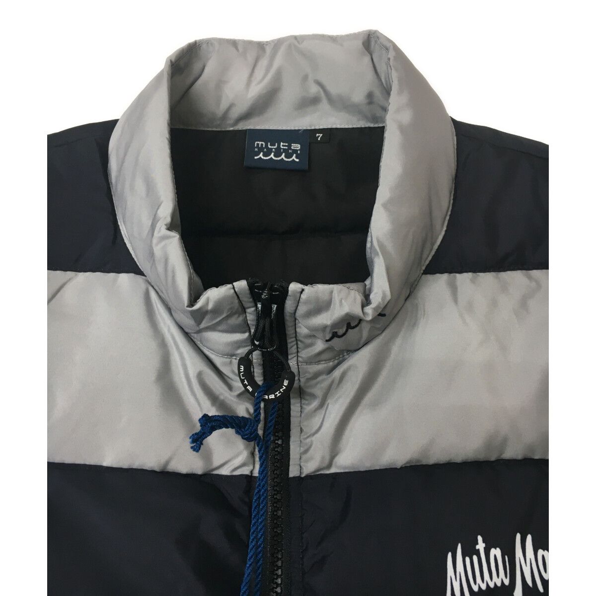 未使用品 メンズ ムータマリン muta MARINE ダウンベスト 7(XL) 黒