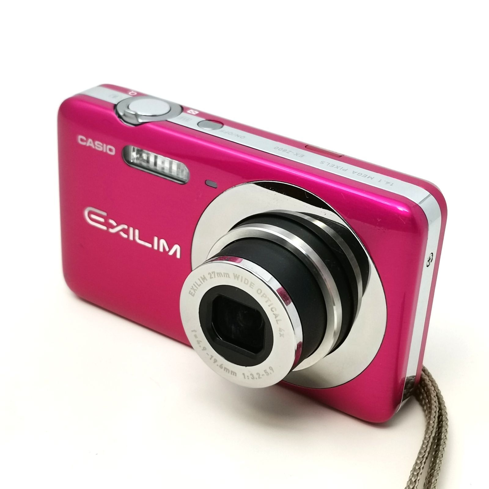 CASIO EXILIM EX-Z800 チェリー ピンク 動作確認 CASIO EXILIM EX-Z800 チェリー ピンク 動作確認