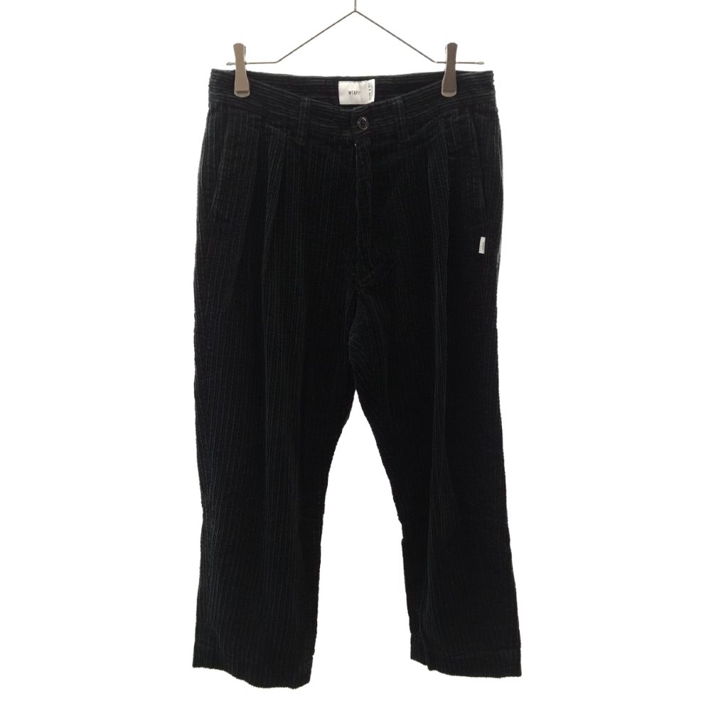 BLACK L 21AW WTAPS TUCK 02 / TROUSERS /