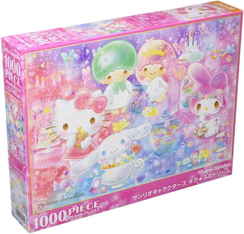 ビバリー 1000ピースジグソーパズル サンリオキャラクターズキラふわドリーム 49×72cm 31-531