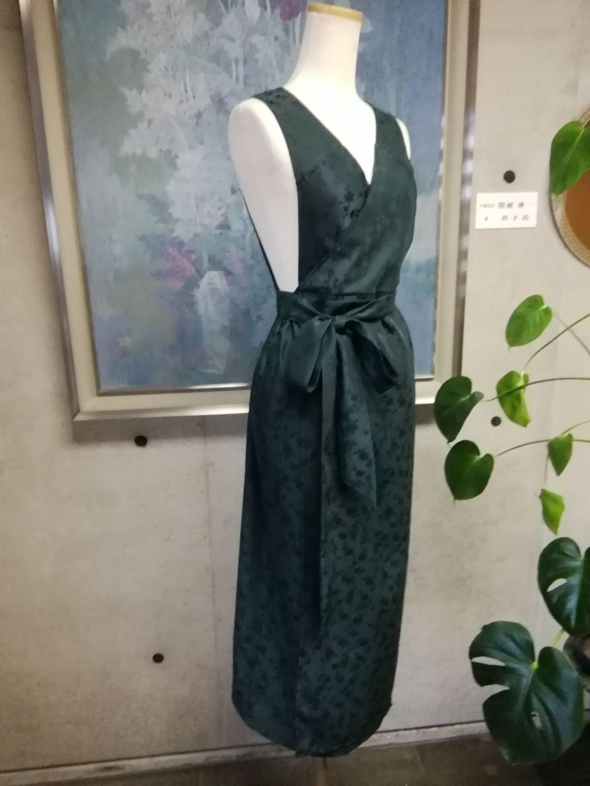4L~6L 小花柄ジャガード織