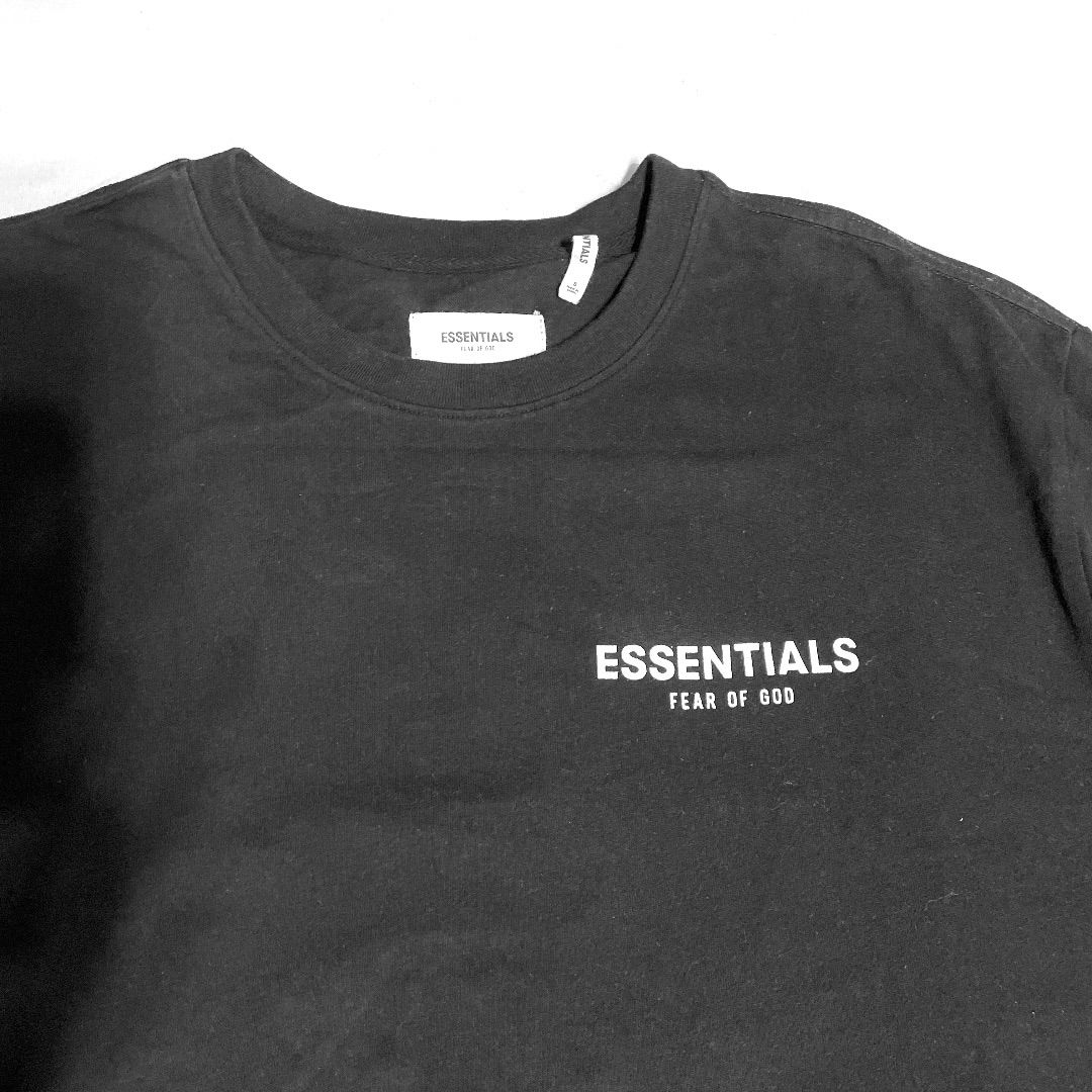 FOG ESSENTIALS ロゴ半袖Tシャツ ブラック ホワイト 2枚セット - メルカリ