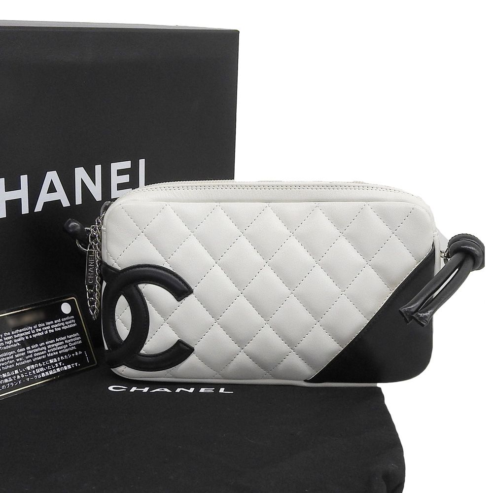 本物保証】 箱・布袋・保付 シャネル CHANEL カンボンライン