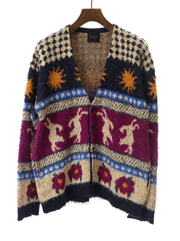 Taiga Igari タイガイガリ 23SS Delusion Muti Cardigan マルチカラー 