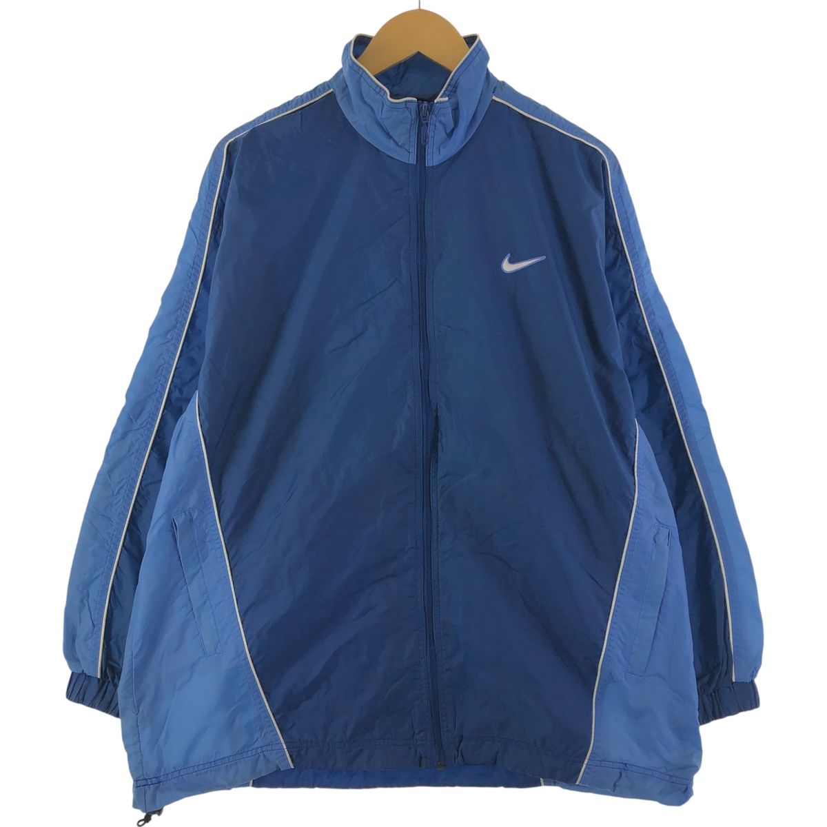 古着 90年代 ナイキ NIKE バックロゴ ナイロンジャケット メンズL相当 ヴィンテージ|eaa538829