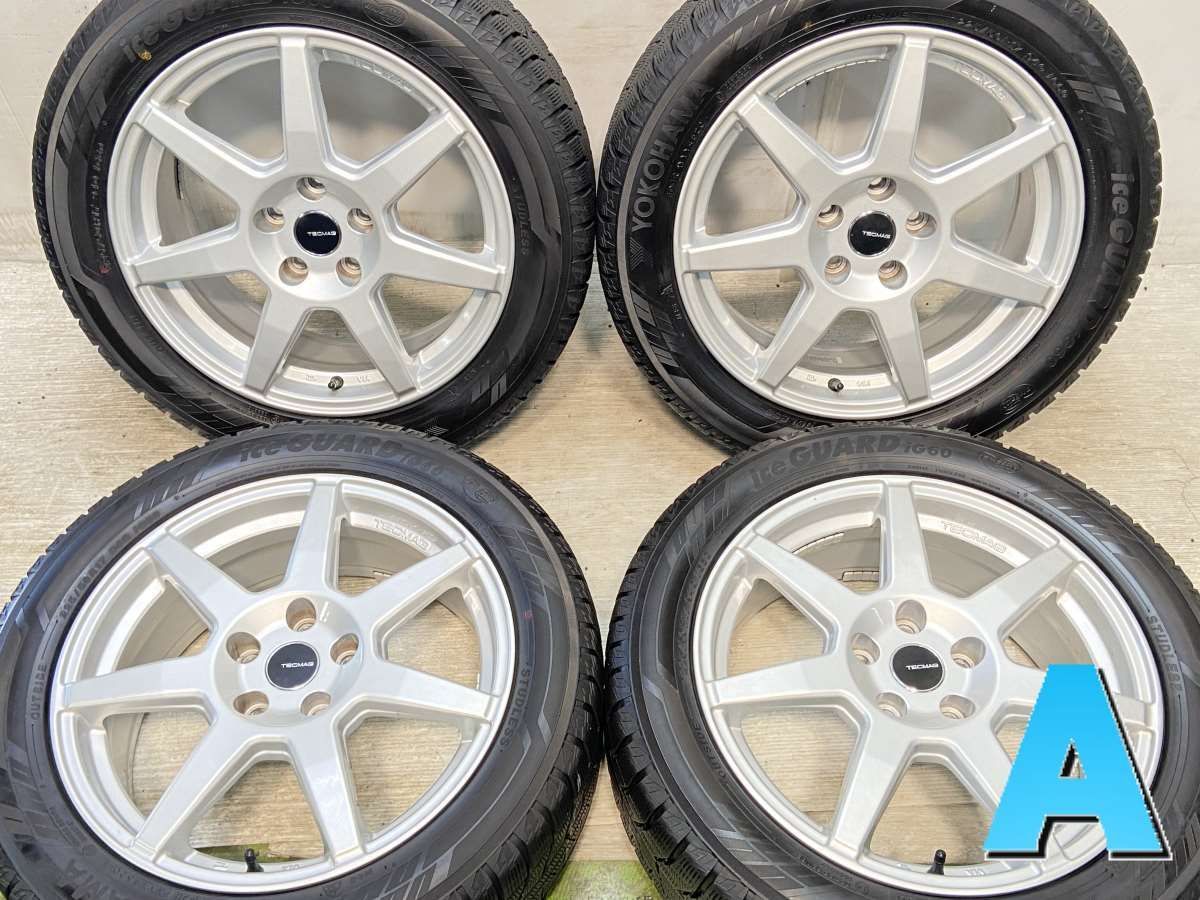 225/50R17  nヨコハマ アイスガード iG60 n　 TECMAG n17x7.0 40 112-5穴 n中古タイヤ スタッドレスタイヤ ホイールセット 4本セットn w17240909904