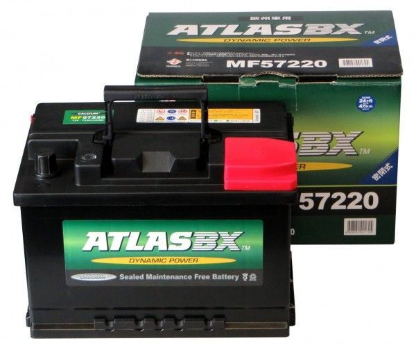 アトラス バッテリー MF 57220 72AH 適合 56618 56638 56818 56828 20-72 ボッシュ PSIN-7C SLX-7C デルコ LN3 20-72 SL-7C EPX75