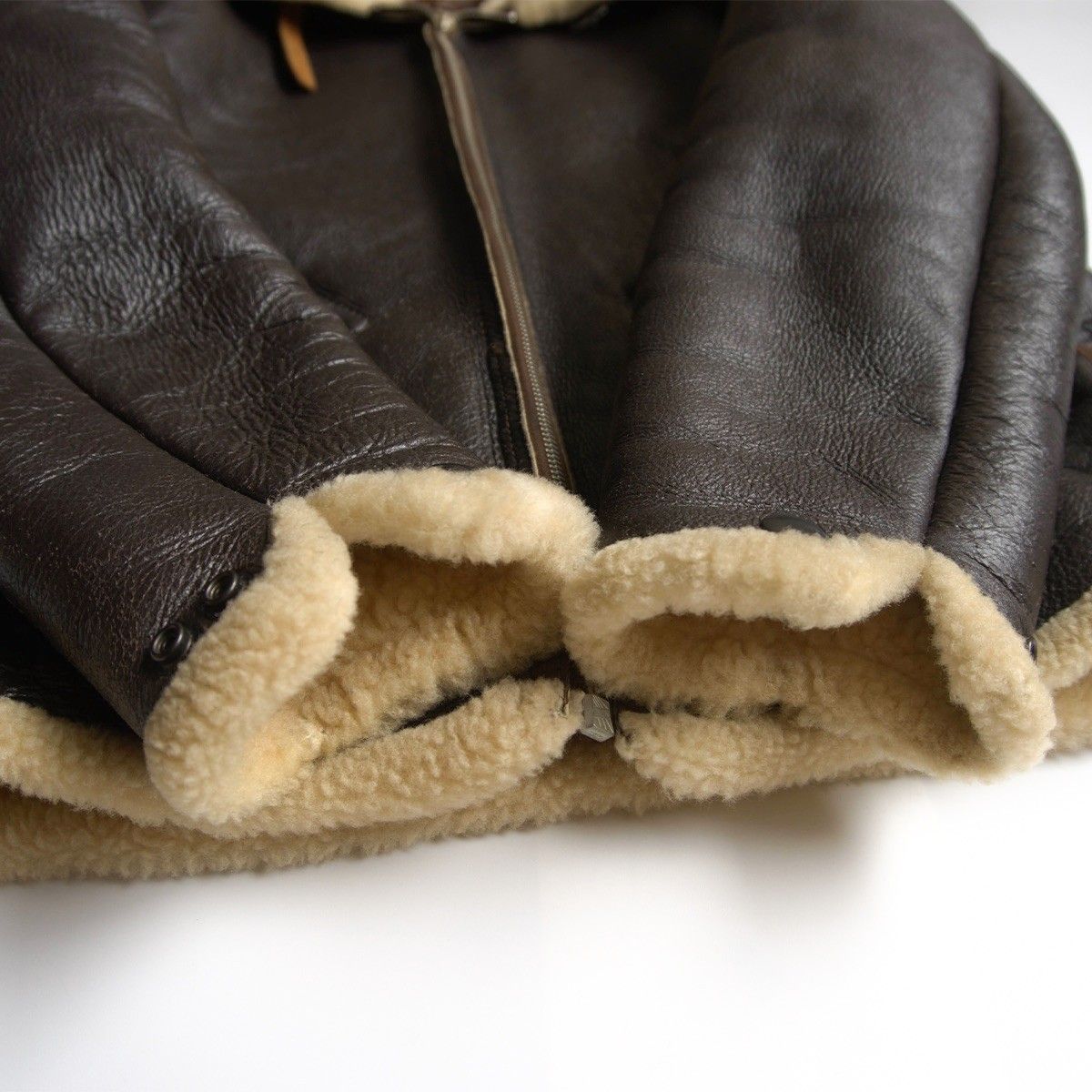 美品】EASTMAN LEATHER CLOTHING【B-6 ムートン フライトジャケット 