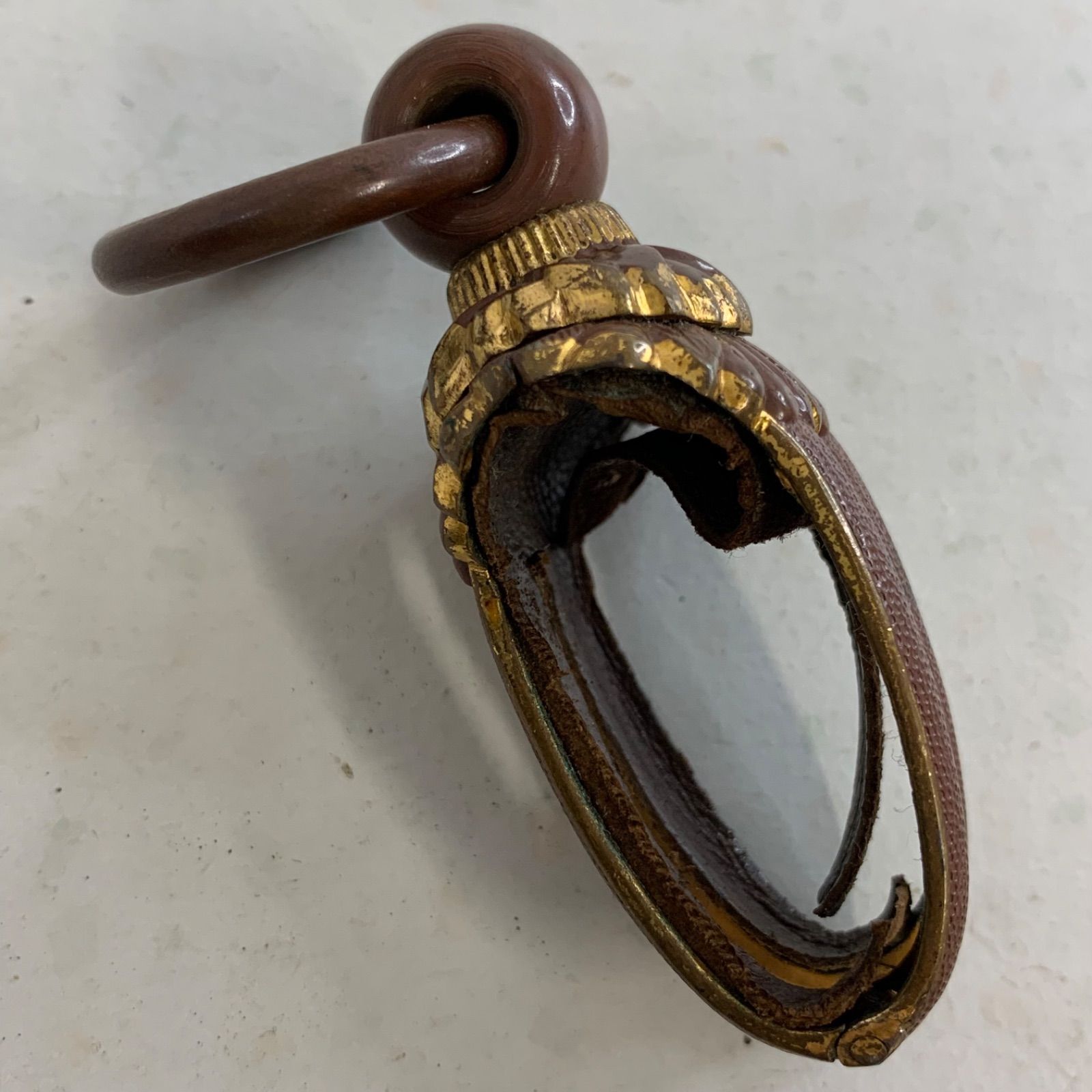 旧日本陸軍 軍刀第二佩環 軍刀 軍刀 九四式軍刀 第二佩環 分解式吊環 WWW_IBETON_RU