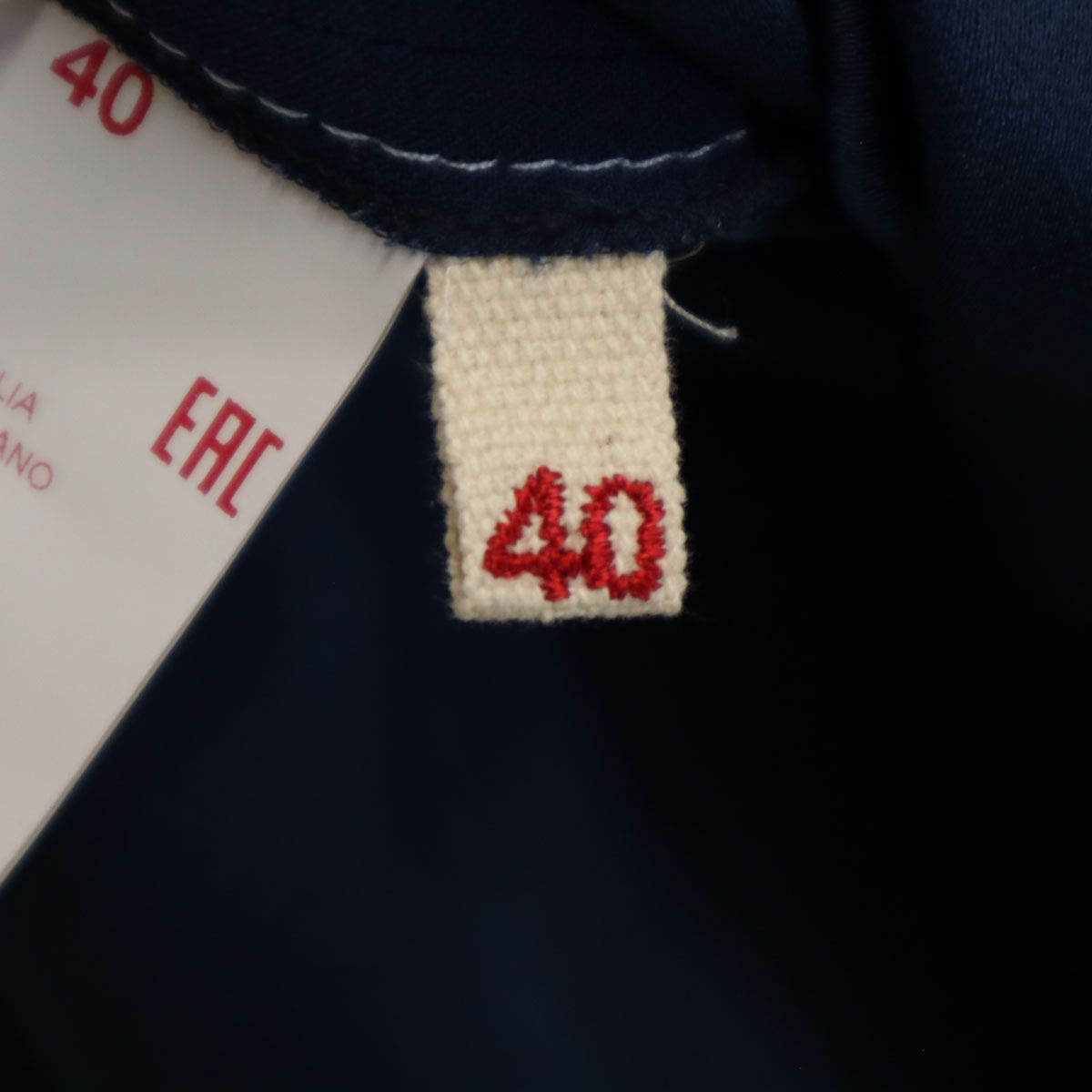 MARNI マルニ イタリア製 5分袖 ワンピース 40 ネイビー レディース 古着 