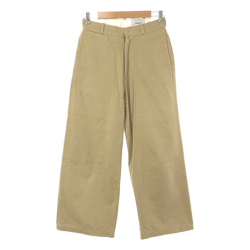 YAECA ベージュ パンツ YAECA / ヤエカ | CHINO CLOTH PANTS WIDE パンツ | 28