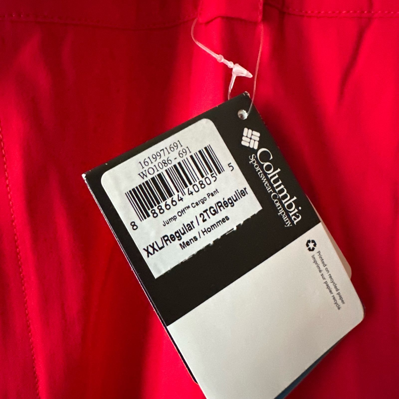 50 OFF Columbia Jump Off Cargo Pant RED