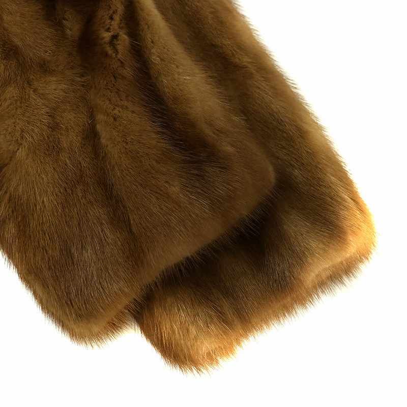 コート・毛皮・ミンク・11 ブラウン　20220822 美品 SAGA MINK サガミンク ミンク ミンクファー 毛皮 コート