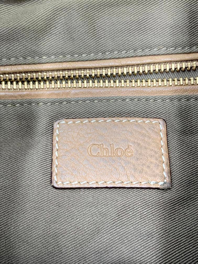 大割引を提供しています。 Chloe クロエ マーシーレザー ショルダー バッグ 茶 ◎レディース