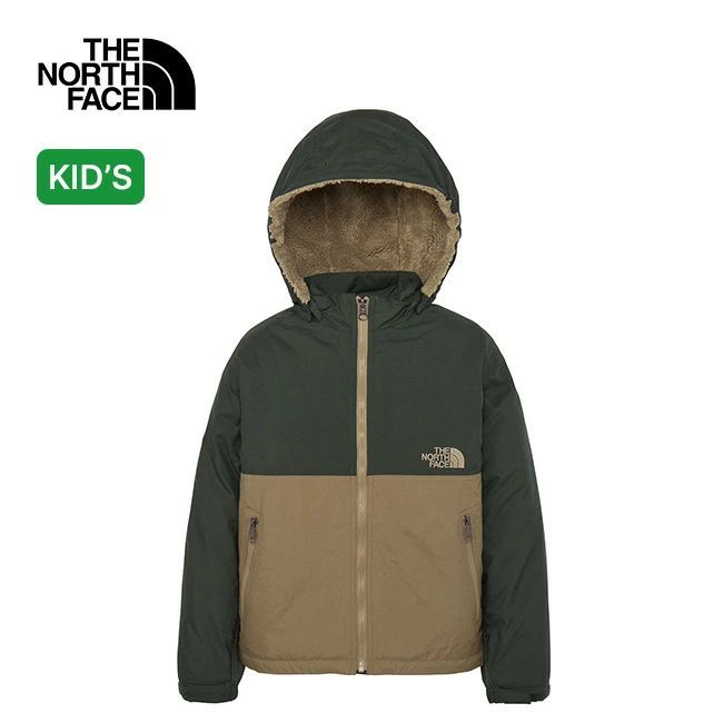 THE NORTH FACE ノースフェイス コンパクトノマドジャケット キッズ NPJ72551 アルパイン×クラシックカーキ