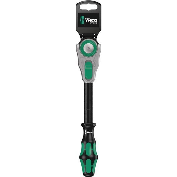 WERA ヴェラ 差込1/2DR Zyklopラチェットハンドル 72ギア 全長277mm 073262 工具 ツール DIY 作業工具 道具
