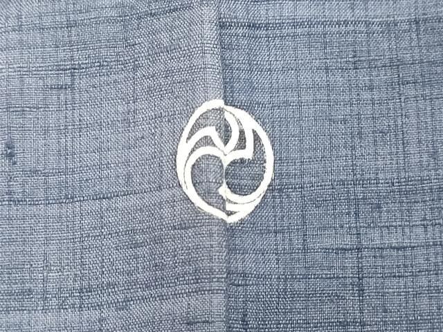 平和屋着物○伝統工芸士 池田光正 紬 夢幻織 抽象間道 反