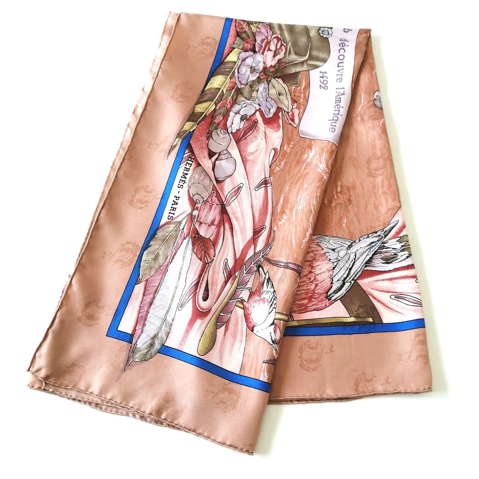美品 エルメス HERMES カレ90 スカーフ クリストファー