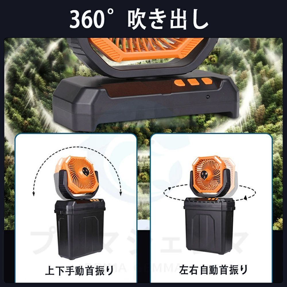 左右首振り LEDライト