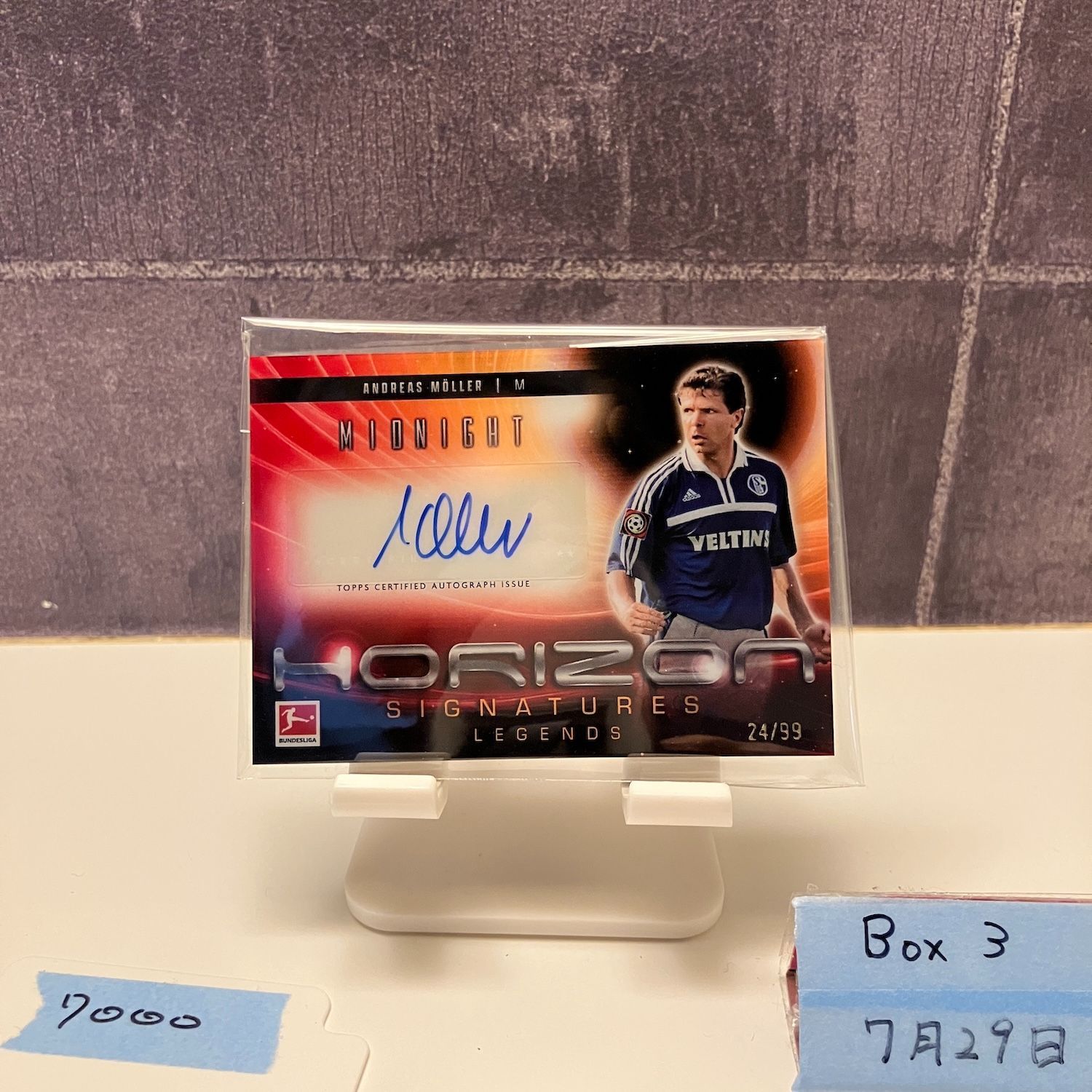 2024-25 Topps Midnight Bundesliga Andreas Moller 24/99 直筆 2024-25 Topps Midnight Bundesliga Andreas Moller 24/99 直筆