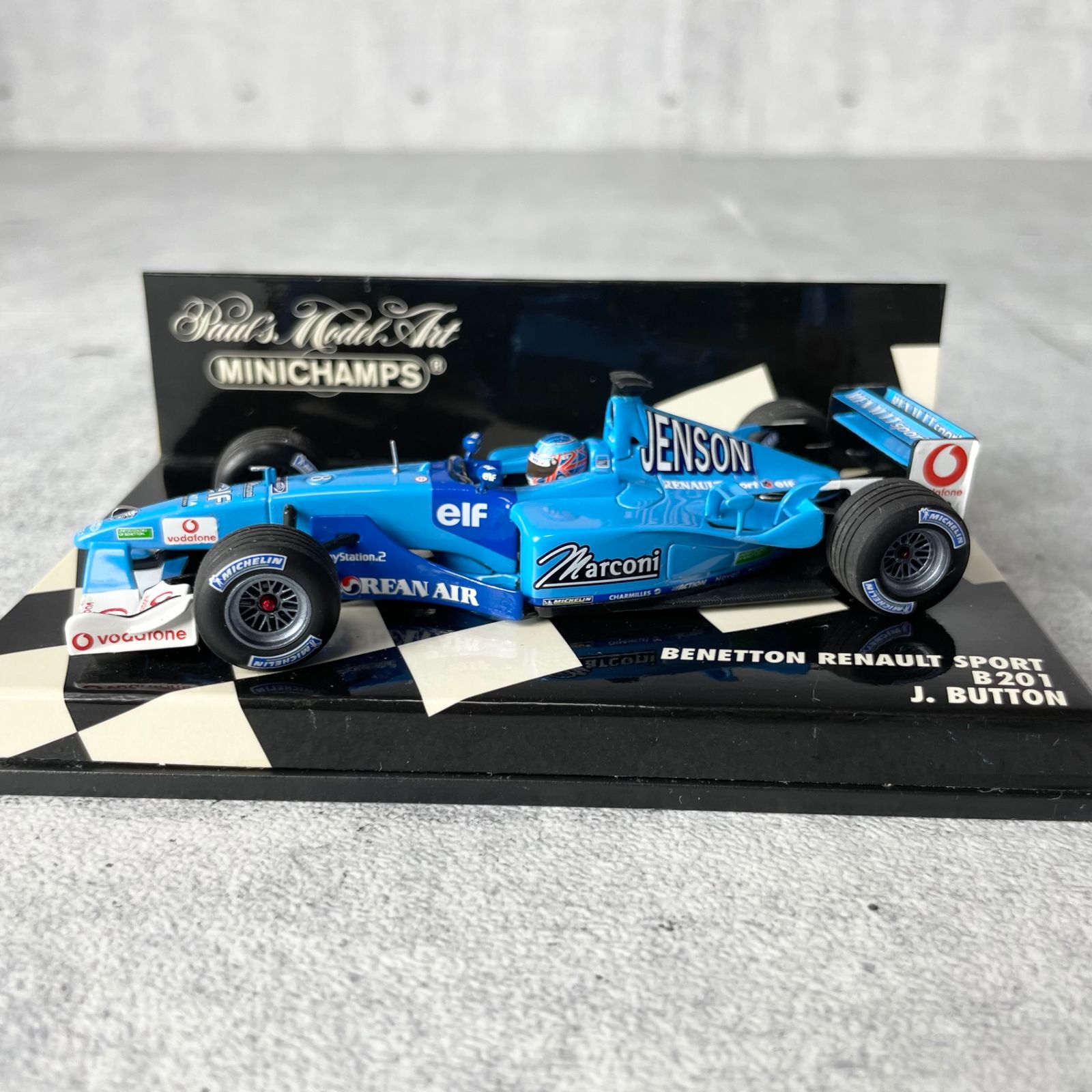 直筆サイン入り‼︎1/43PMAベネトン・ルノー B196 J. アレジ ミニチャンプス PMA 1/43 Benetton ベネトン B196 J. アレジ