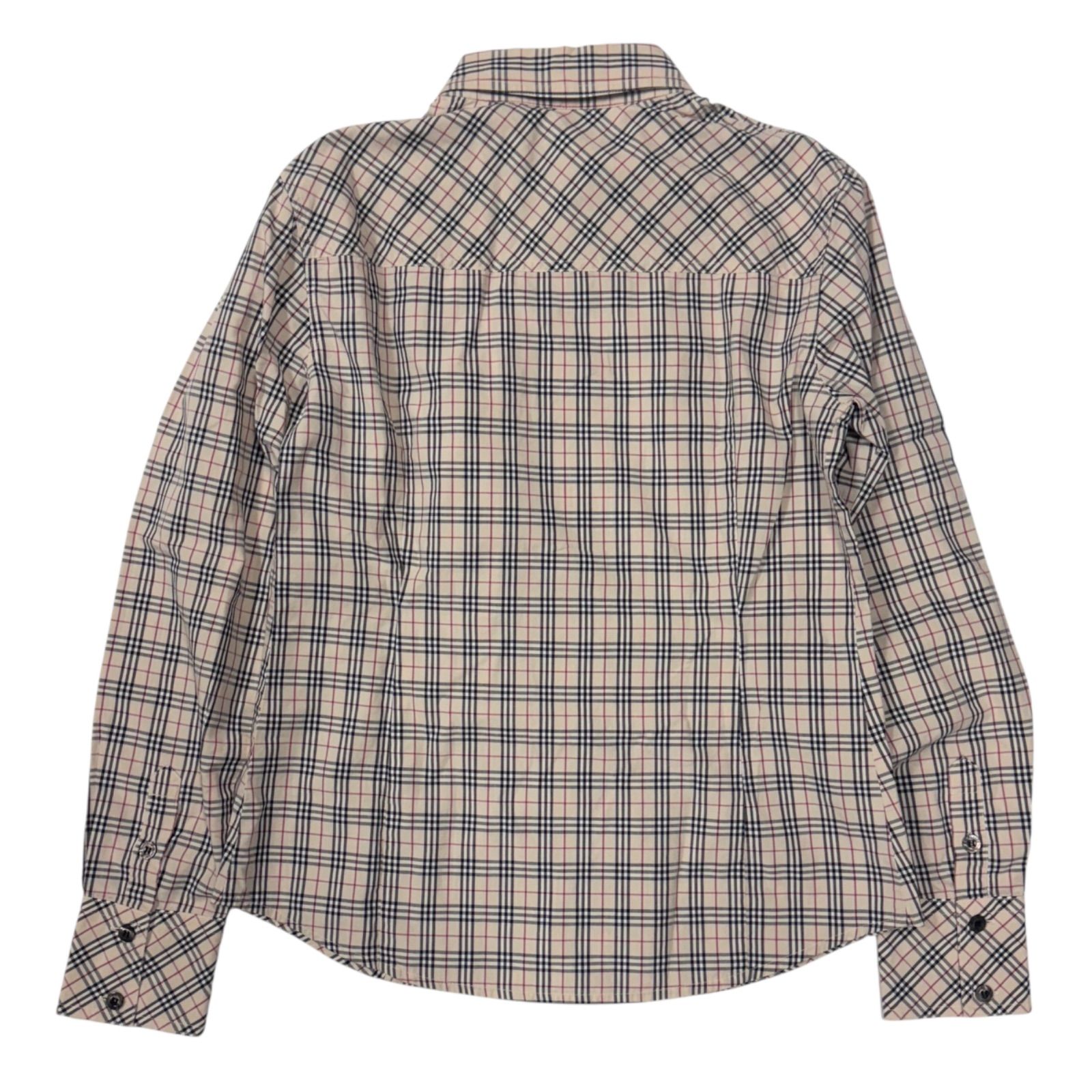 美品】BURBERRY バーバリー M ノバチェックシャツ パッチワーク