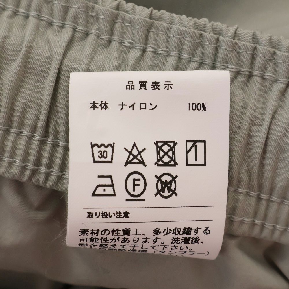 descendant wharf ナイロンジャケットパンツセットアップ グレー3 descendant wharf ナイロンジャケットパンツセットアップ グレー3