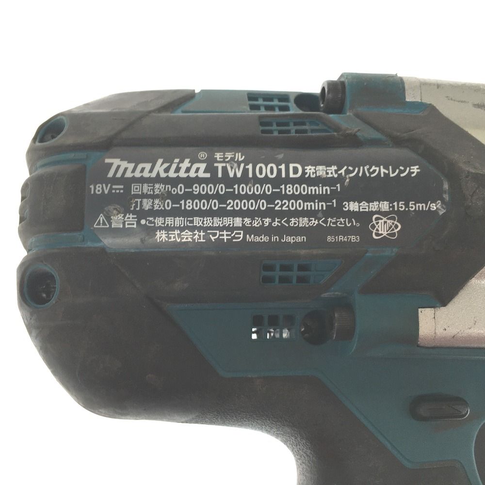 △△MAKITA マキタ 充電式 インパクトレンチ TW1001D ブルー 18v