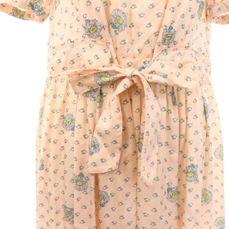 フランシュリッペ franche lippee 総柄 ロングワンピース 半袖  