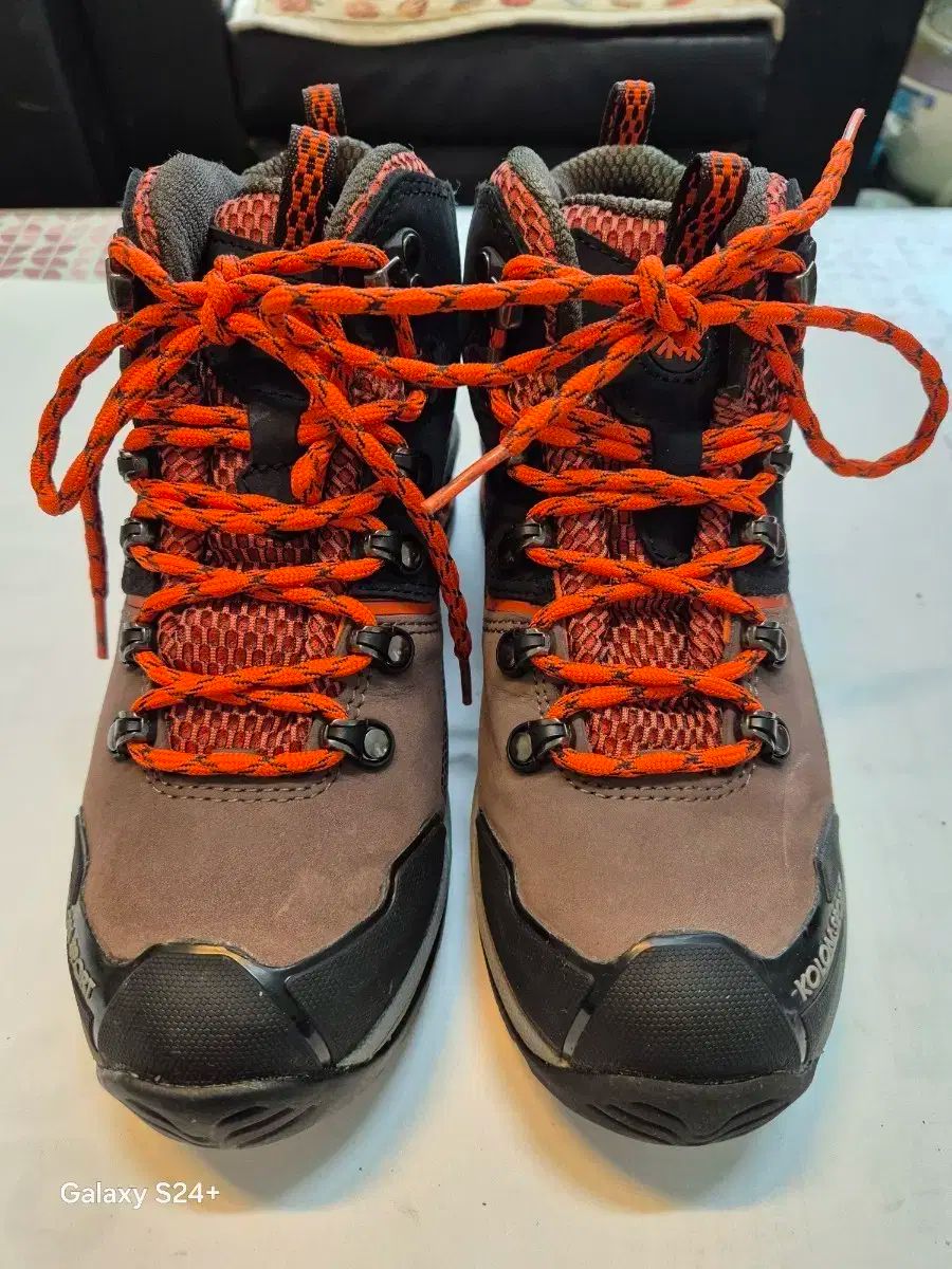 KOLONSPORT コーロンスポーツ 登山靴 ブラウン オレンジ 240 サイズ