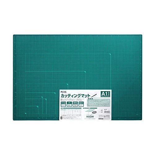 プラス カッターマット 両面 A1 600×900mm 48-587 グリーン