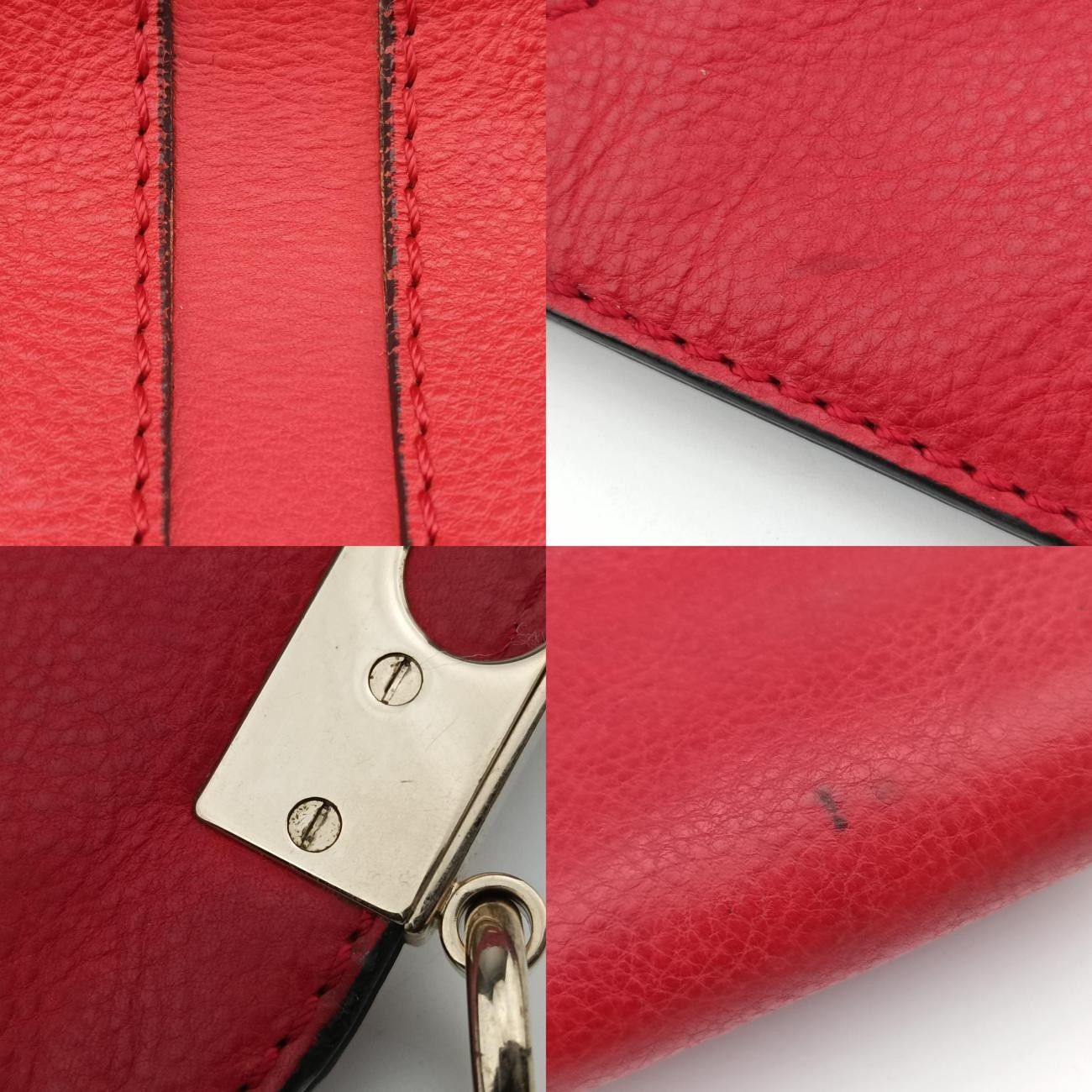 ヴァレンティノValentinoロックスタッズレッドレザーBS-C289CUA3