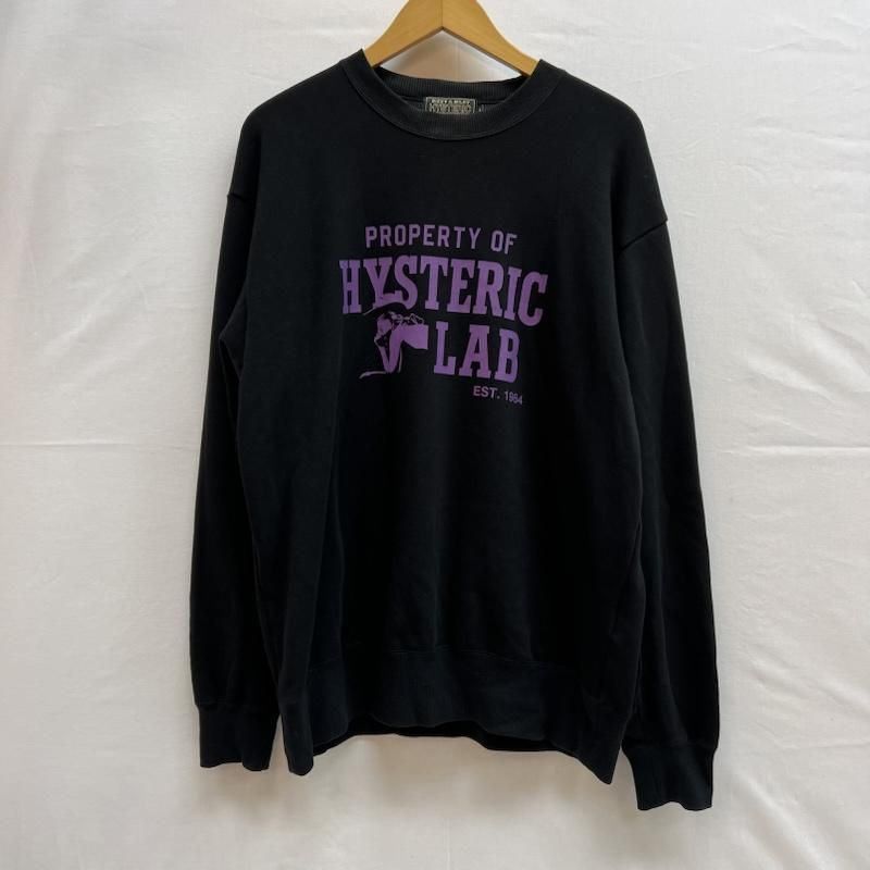 HYSTERIC GLAMOUR ヒステリックグラマー トレーナー 長袖 HYSTERIC LAB ガールプリント スウェット 02223CS07