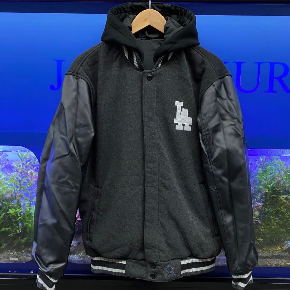 ブラックエディション JHデザイン LA Dodgers ロサンゼルス ドジャース MLB リバーシブル スタジャン